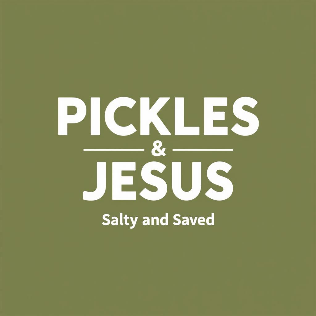 Pickles & Jesus Salty and Saved Design